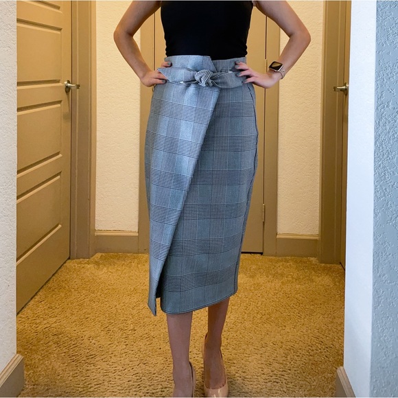 Jacquard skirt black/white - Picture 2 of 8